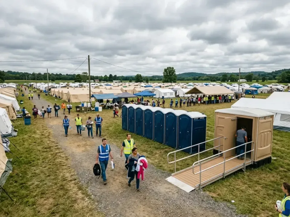 disaster-relief-camp-restrooms-010 — frequently asked questions, Dumpster & Portable Bathrooms Rental in Newton, NC